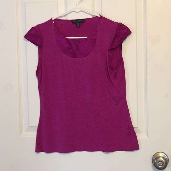 Banana Republic Tops - Banana Republic Petite Fuscia Blouse